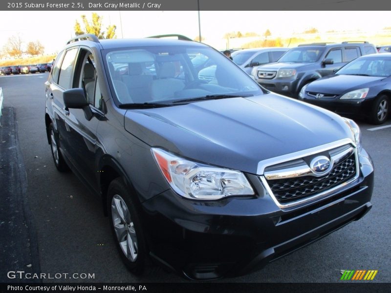 Dark Gray Metallic / Gray 2015 Subaru Forester 2.5i