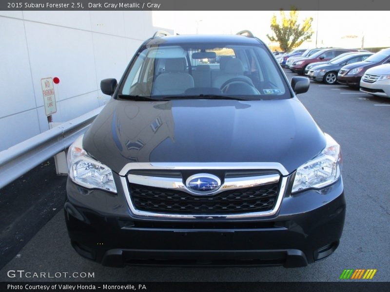 Dark Gray Metallic / Gray 2015 Subaru Forester 2.5i