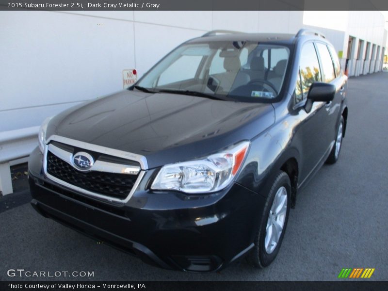 Dark Gray Metallic / Gray 2015 Subaru Forester 2.5i