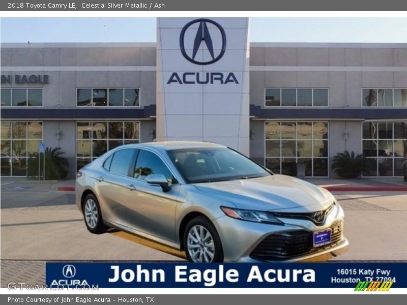 Celestial Silver Metallic / Ash 2018 Toyota Camry LE