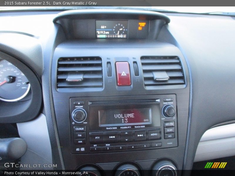 Dark Gray Metallic / Gray 2015 Subaru Forester 2.5i