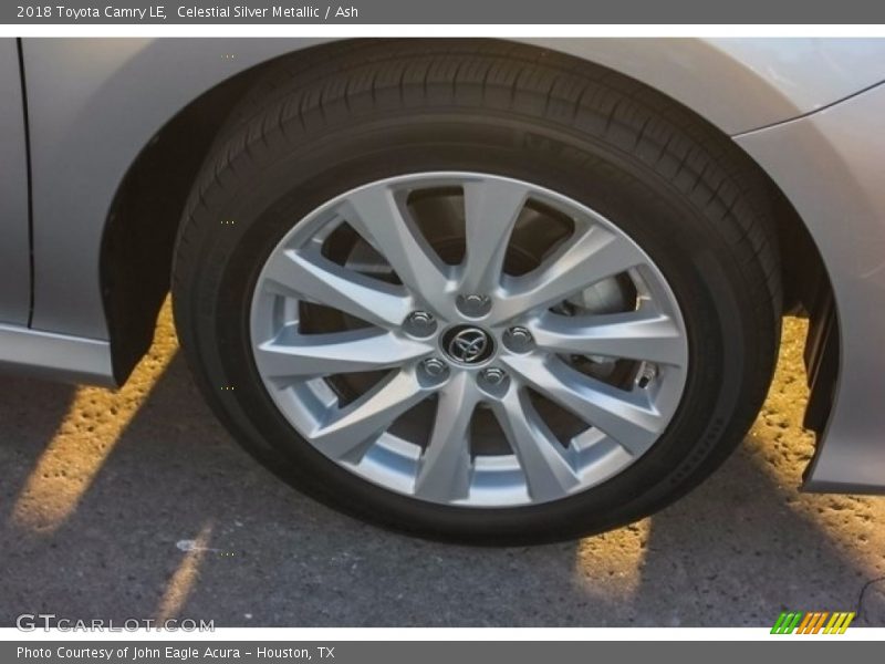 Celestial Silver Metallic / Ash 2018 Toyota Camry LE