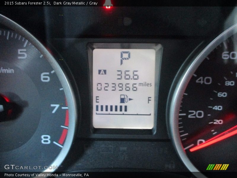 Dark Gray Metallic / Gray 2015 Subaru Forester 2.5i
