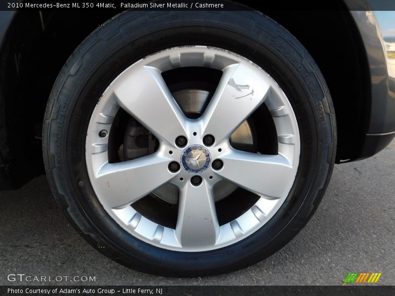 Palladium Silver Metallic / Cashmere 2010 Mercedes-Benz ML 350 4Matic