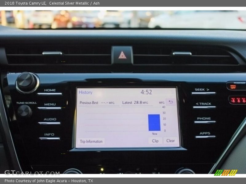 Celestial Silver Metallic / Ash 2018 Toyota Camry LE