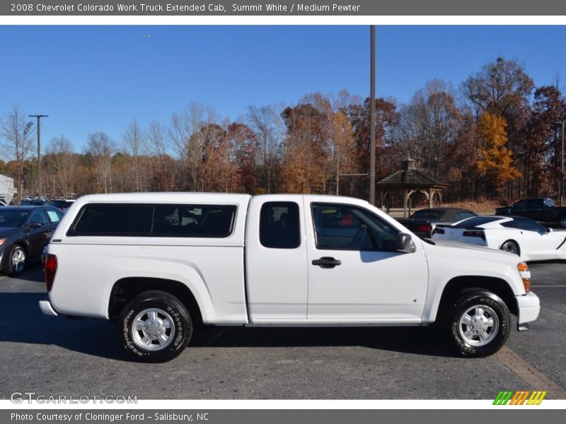 Summit White / Medium Pewter 2008 Chevrolet Colorado Work Truck Extended Cab