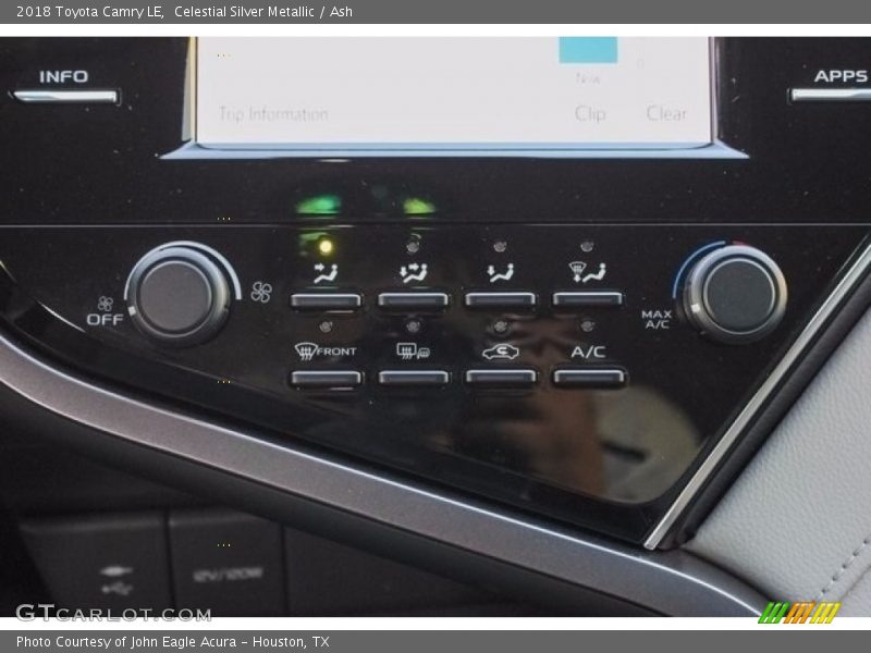 Celestial Silver Metallic / Ash 2018 Toyota Camry LE