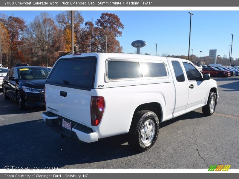 Summit White / Medium Pewter 2008 Chevrolet Colorado Work Truck Extended Cab