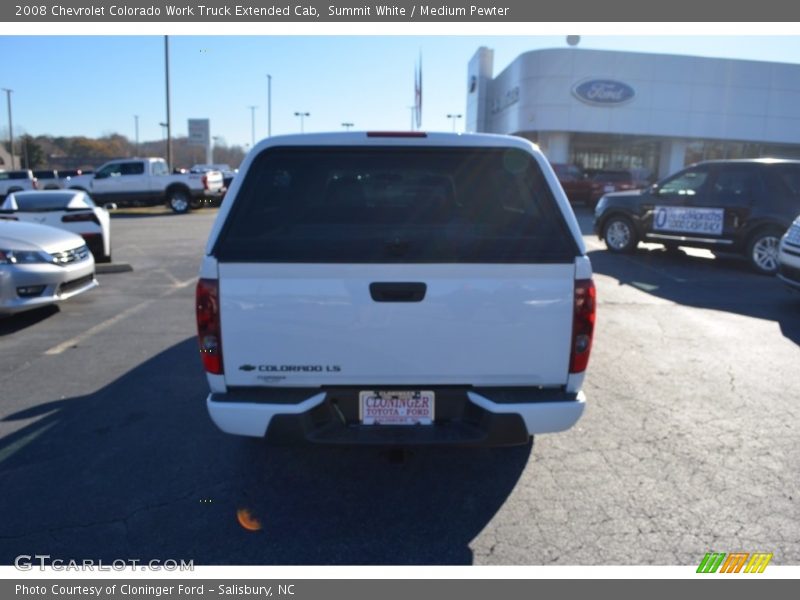 Summit White / Medium Pewter 2008 Chevrolet Colorado Work Truck Extended Cab