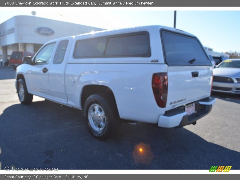 Summit White / Medium Pewter 2008 Chevrolet Colorado Work Truck Extended Cab