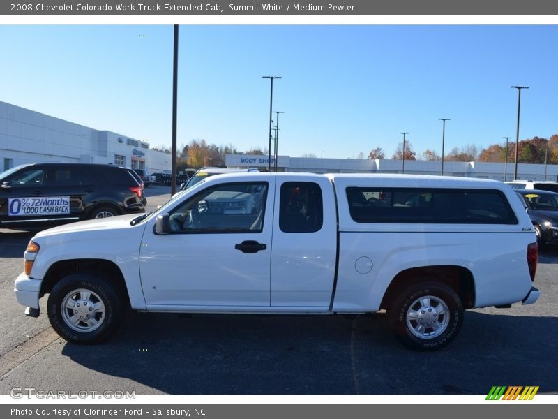 Summit White / Medium Pewter 2008 Chevrolet Colorado Work Truck Extended Cab