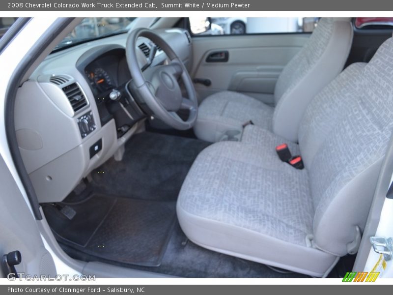 Summit White / Medium Pewter 2008 Chevrolet Colorado Work Truck Extended Cab