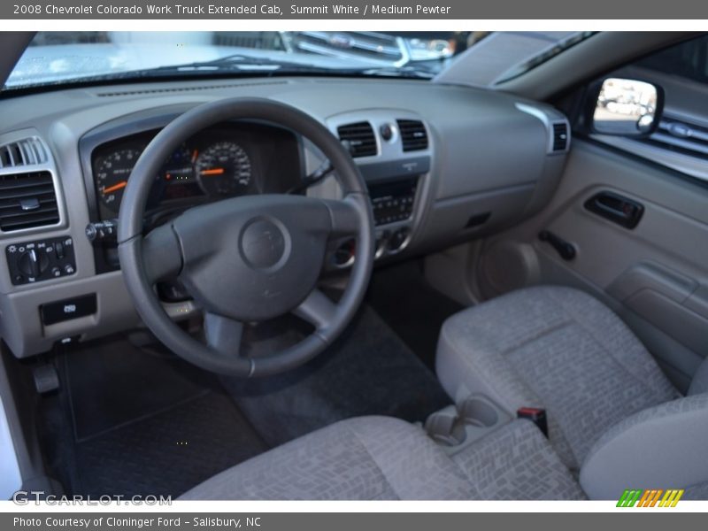 Summit White / Medium Pewter 2008 Chevrolet Colorado Work Truck Extended Cab
