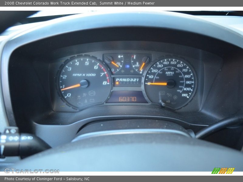 Summit White / Medium Pewter 2008 Chevrolet Colorado Work Truck Extended Cab