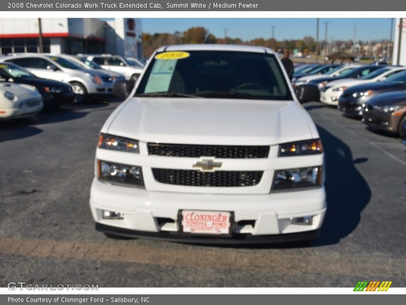 Summit White / Medium Pewter 2008 Chevrolet Colorado Work Truck Extended Cab