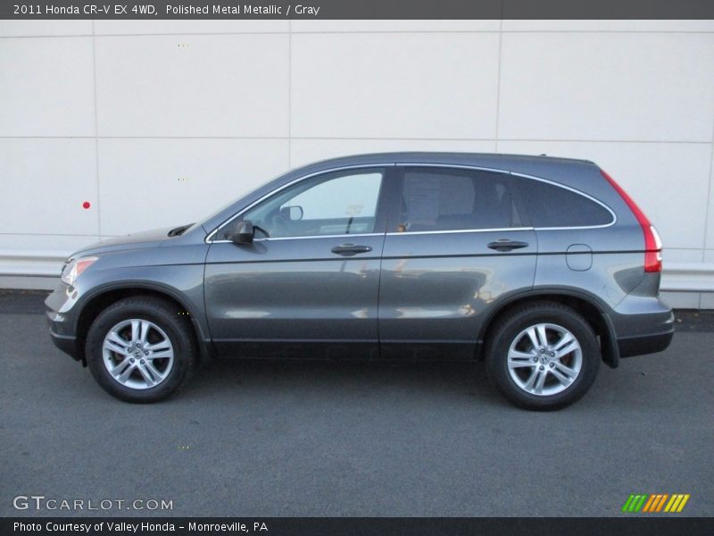 Polished Metal Metallic / Gray 2011 Honda CR-V EX 4WD