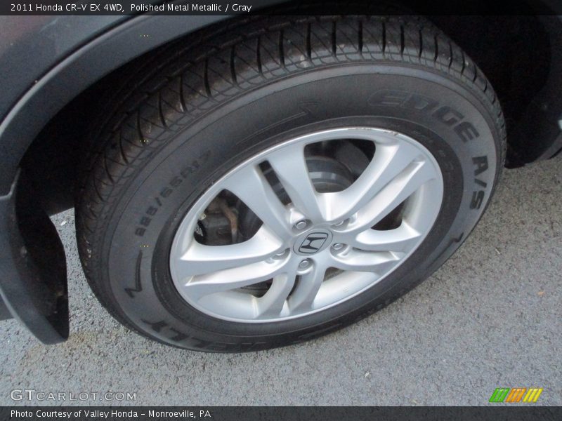 Polished Metal Metallic / Gray 2011 Honda CR-V EX 4WD