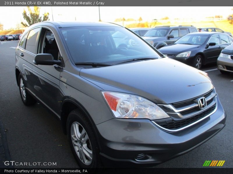 Polished Metal Metallic / Gray 2011 Honda CR-V EX 4WD