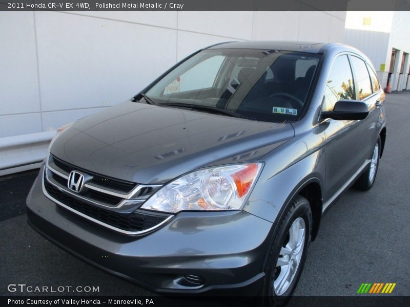 Polished Metal Metallic / Gray 2011 Honda CR-V EX 4WD
