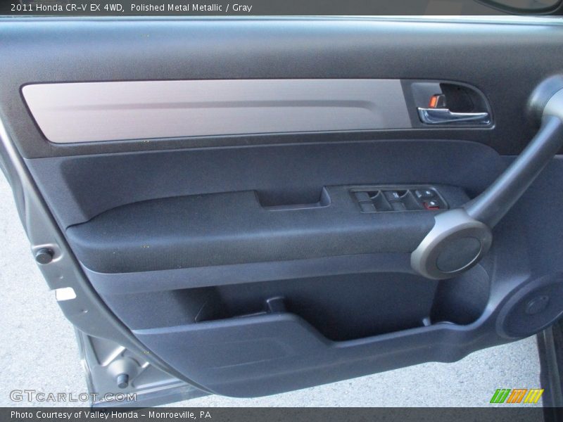 Polished Metal Metallic / Gray 2011 Honda CR-V EX 4WD