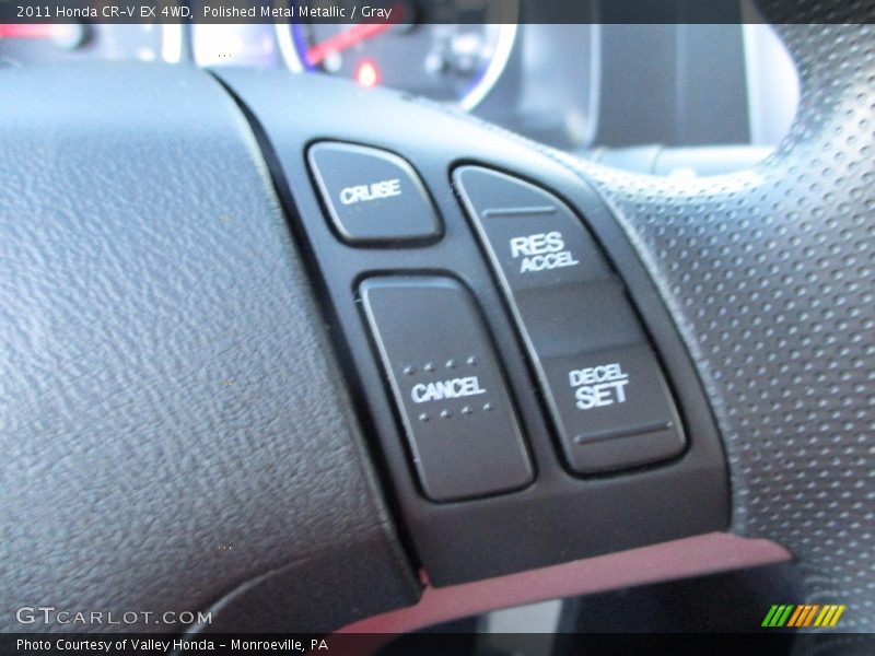 Polished Metal Metallic / Gray 2011 Honda CR-V EX 4WD