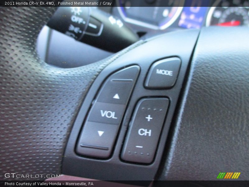Polished Metal Metallic / Gray 2011 Honda CR-V EX 4WD