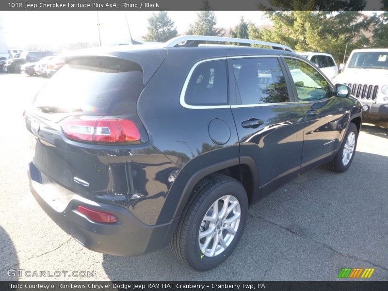 Rhino / Black 2018 Jeep Cherokee Latitude Plus 4x4
