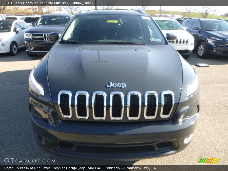 Rhino / Black 2018 Jeep Cherokee Latitude Plus 4x4