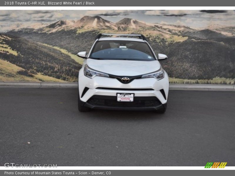 Blizzard White Pearl / Black 2018 Toyota C-HR XLE