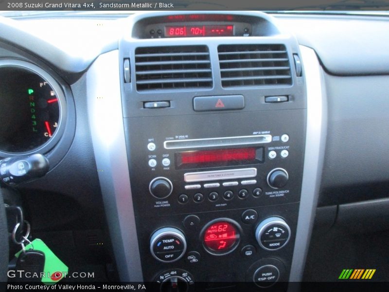 Sandstorm Metallic / Black 2008 Suzuki Grand Vitara 4x4