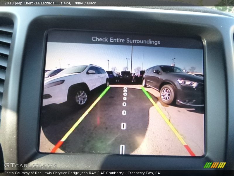 Rhino / Black 2018 Jeep Cherokee Latitude Plus 4x4