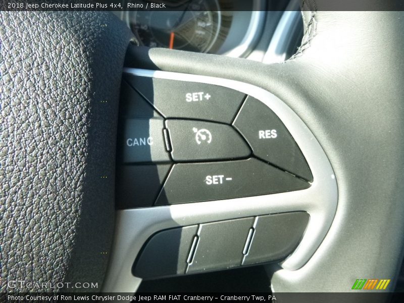 Rhino / Black 2018 Jeep Cherokee Latitude Plus 4x4