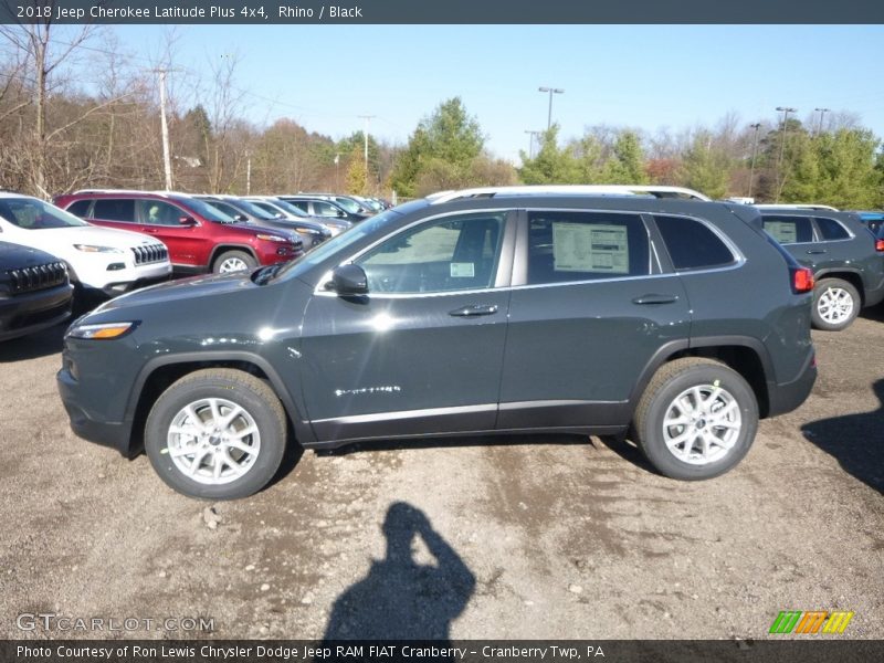 Rhino / Black 2018 Jeep Cherokee Latitude Plus 4x4