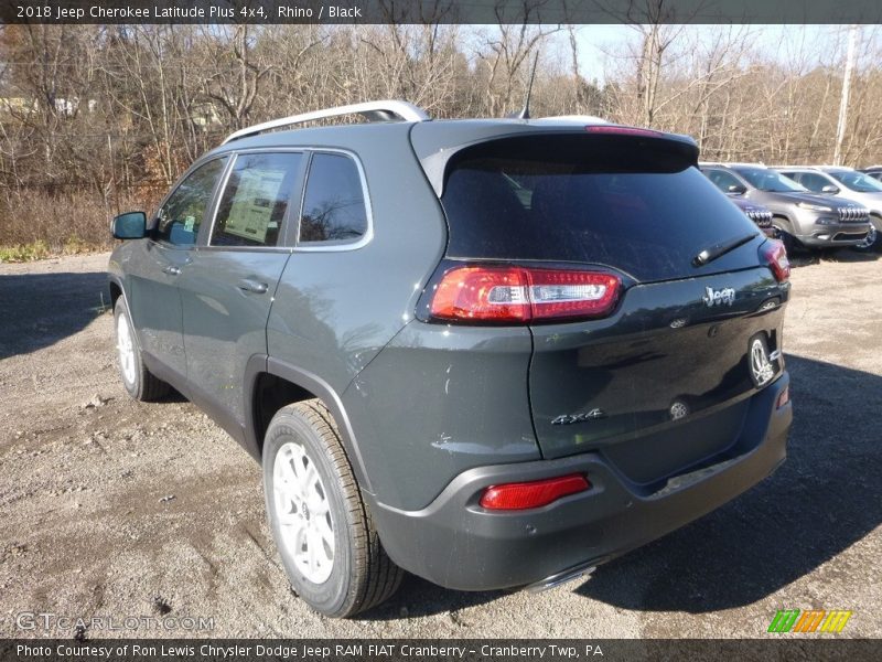 Rhino / Black 2018 Jeep Cherokee Latitude Plus 4x4