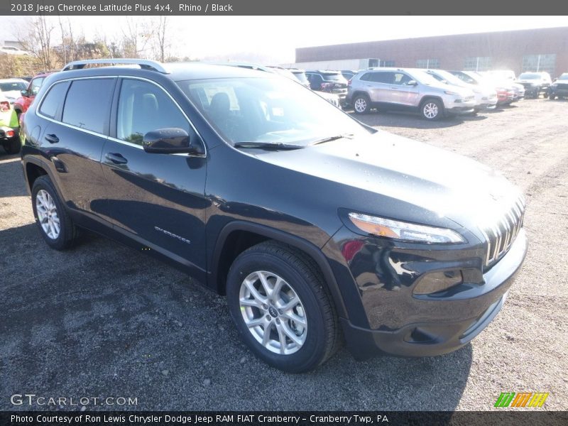 Rhino / Black 2018 Jeep Cherokee Latitude Plus 4x4
