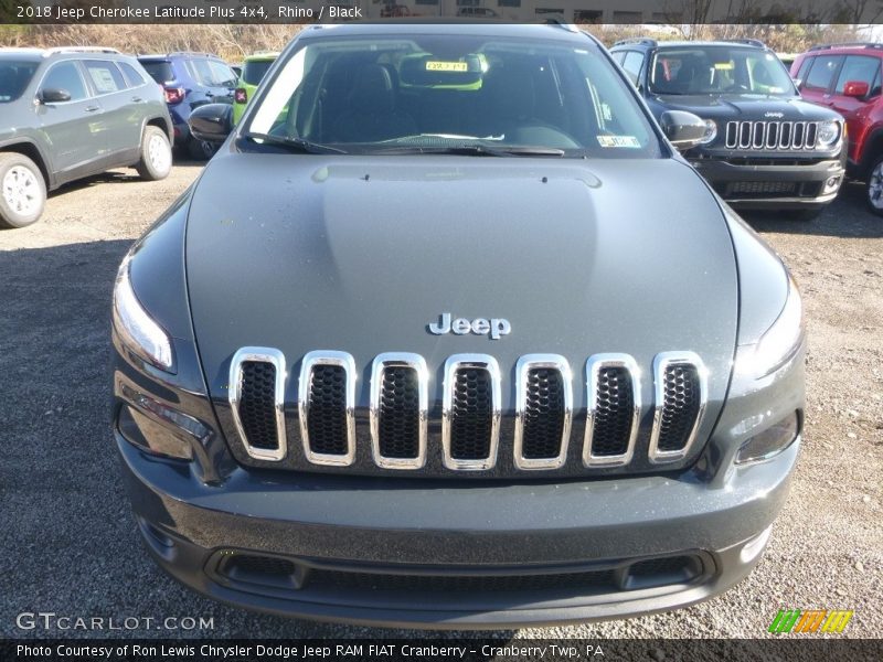Rhino / Black 2018 Jeep Cherokee Latitude Plus 4x4