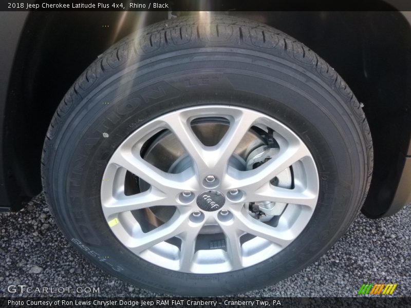 Rhino / Black 2018 Jeep Cherokee Latitude Plus 4x4