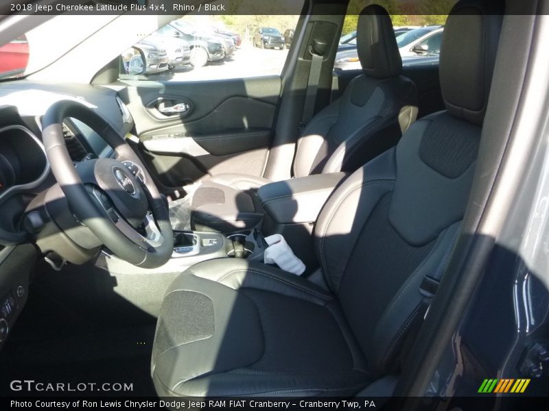 Rhino / Black 2018 Jeep Cherokee Latitude Plus 4x4