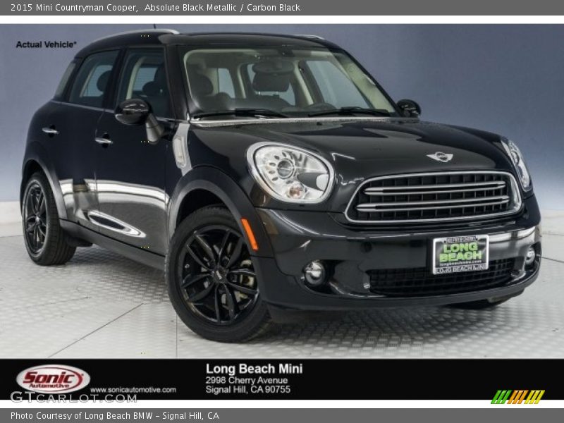 Absolute Black Metallic / Carbon Black 2015 Mini Countryman Cooper