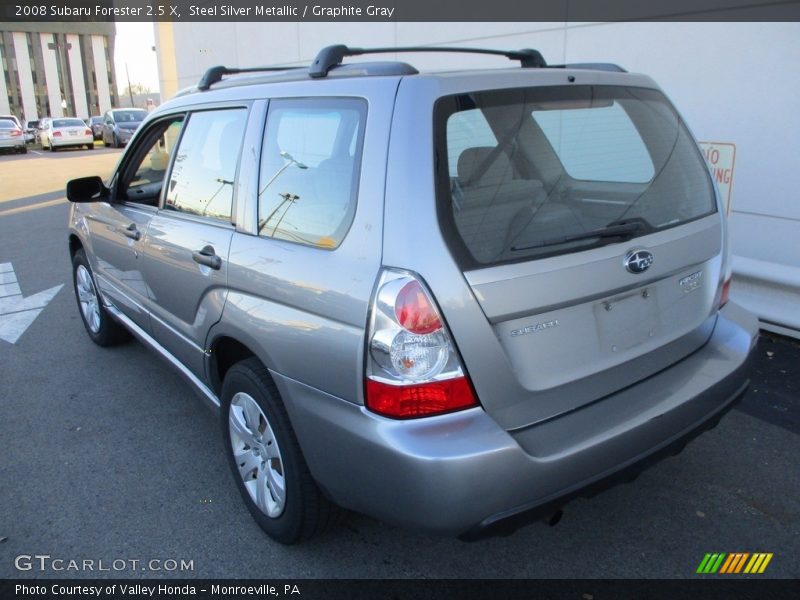 Steel Silver Metallic / Graphite Gray 2008 Subaru Forester 2.5 X