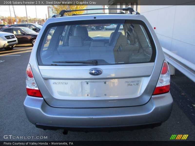 Steel Silver Metallic / Graphite Gray 2008 Subaru Forester 2.5 X