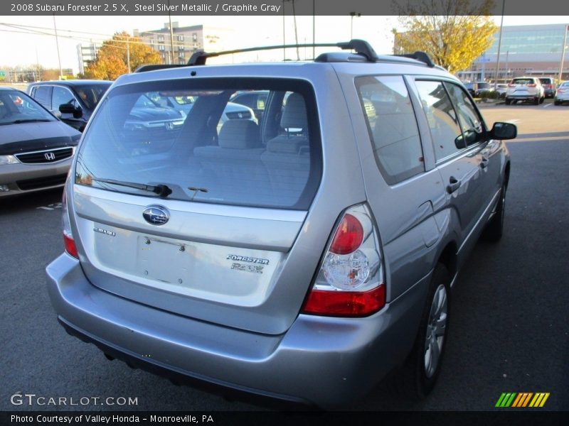 Steel Silver Metallic / Graphite Gray 2008 Subaru Forester 2.5 X