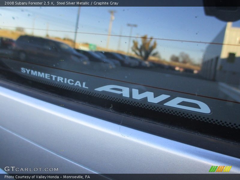 Steel Silver Metallic / Graphite Gray 2008 Subaru Forester 2.5 X