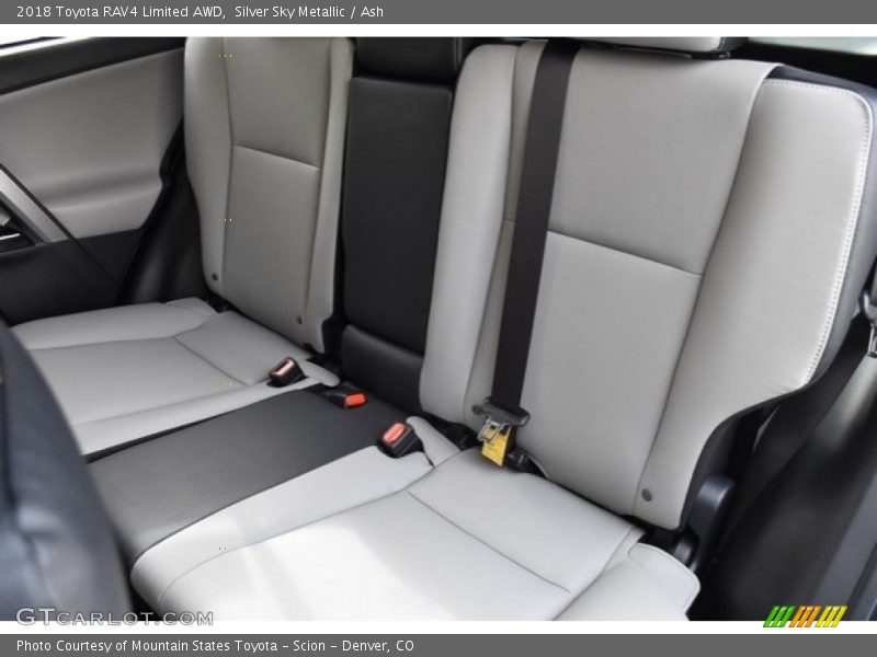 Silver Sky Metallic / Ash 2018 Toyota RAV4 Limited AWD