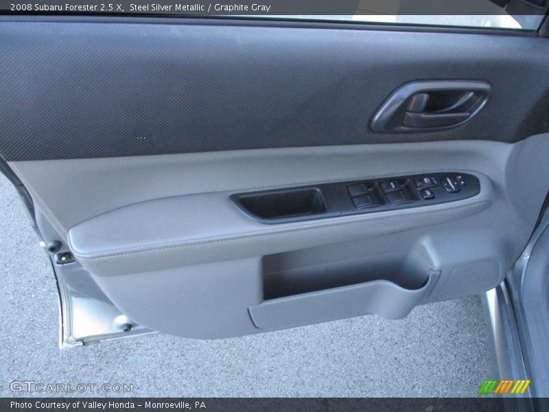 Steel Silver Metallic / Graphite Gray 2008 Subaru Forester 2.5 X