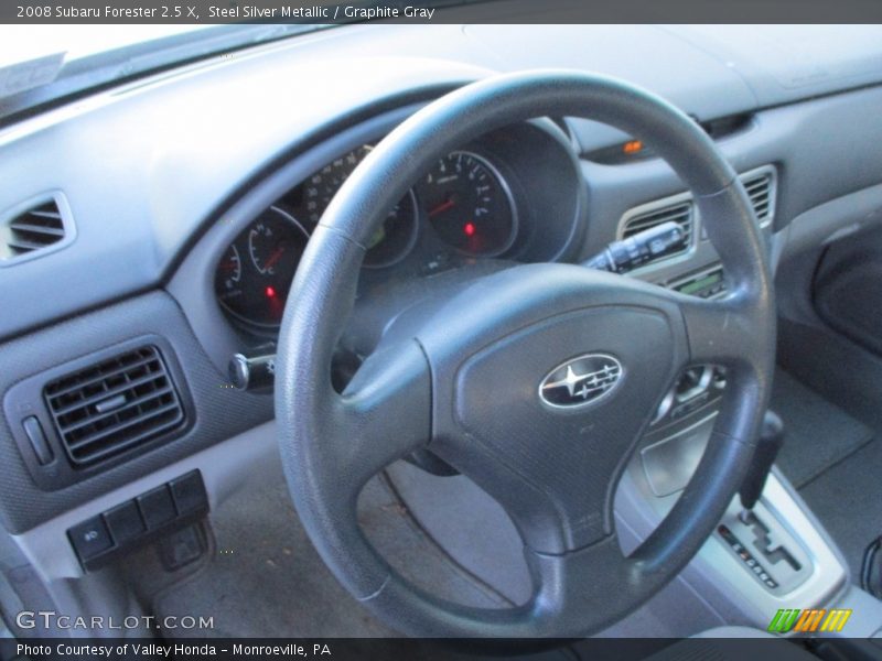 Steel Silver Metallic / Graphite Gray 2008 Subaru Forester 2.5 X