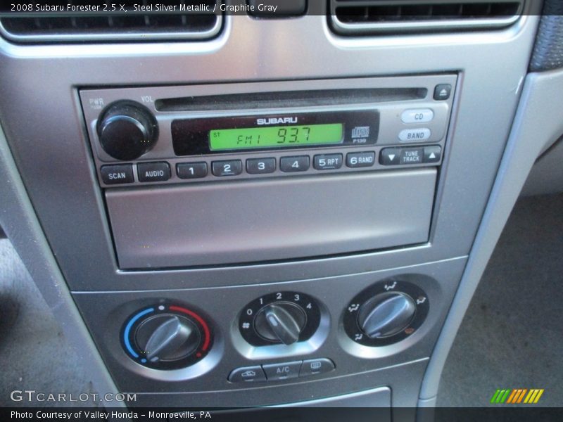 Steel Silver Metallic / Graphite Gray 2008 Subaru Forester 2.5 X
