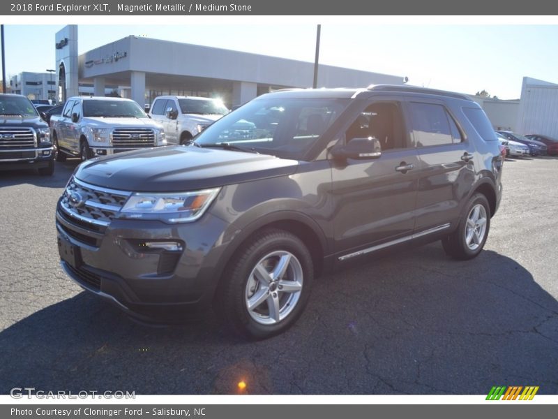 Magnetic Metallic / Medium Stone 2018 Ford Explorer XLT