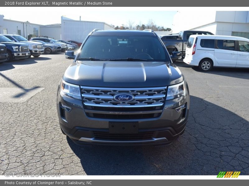 Magnetic Metallic / Medium Stone 2018 Ford Explorer XLT