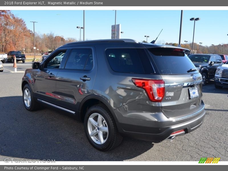 Magnetic Metallic / Medium Stone 2018 Ford Explorer XLT
